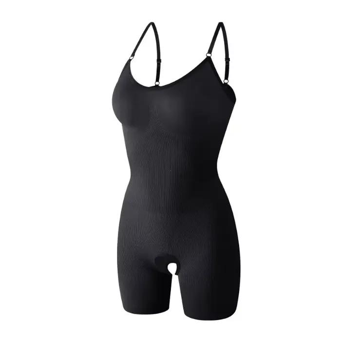 Combinaison de batterie pour femme, corset à entrejambe ouvert, sous-vêtement saillant, gaine amincissante, récupération post-partum