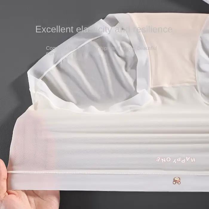 Culotte Sexy en dentelle pour femmes, sous-vêtements grande taille, taille moyenne, sans couture, Lingerie féminine, XL-3XL