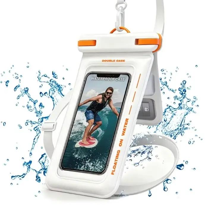 Pochette téléphone étanche en PVC transparent 31BA, avec technologie flottante, idéale pour plongée les vacances à