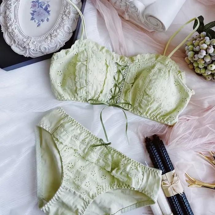 Ensemble soutien-gorge et culotte Lolita en dentelle princesse