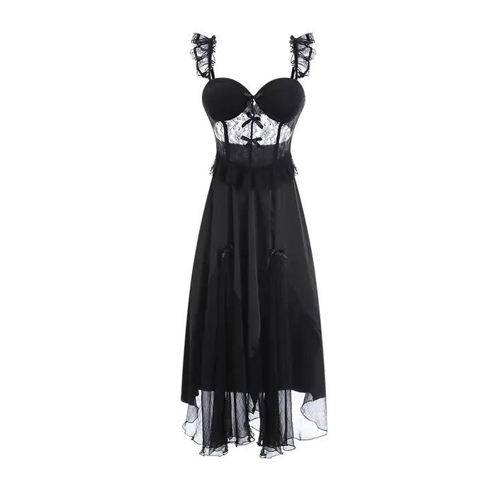Ensemble de robe kimono en dentelle blanche pour femmes
