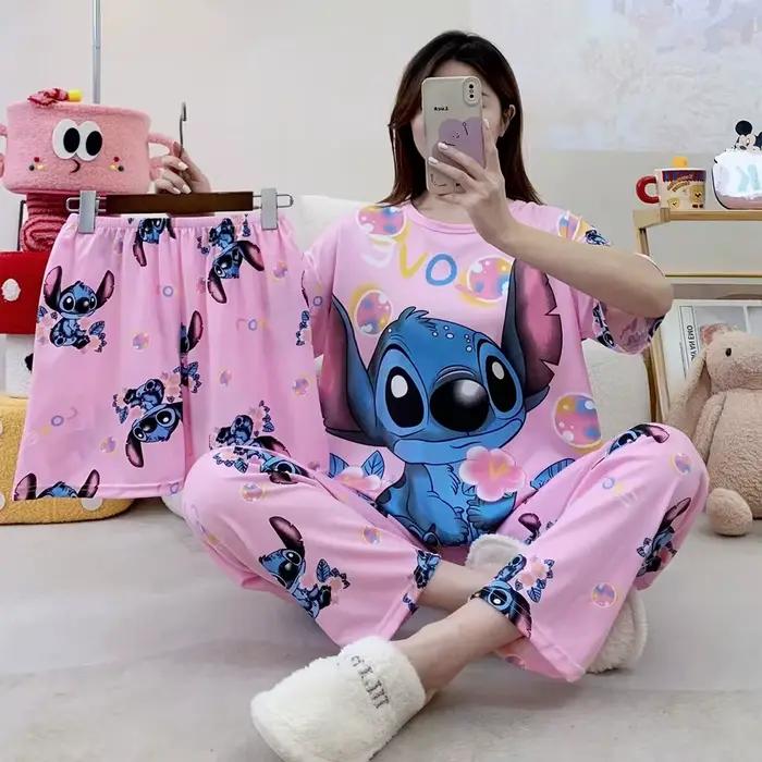 Nouvel ensemble pyjama trois pièces pour femme
