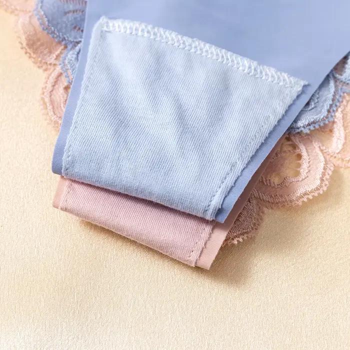 Culotte Sexy en Dentelle Sans Couture pour Femme