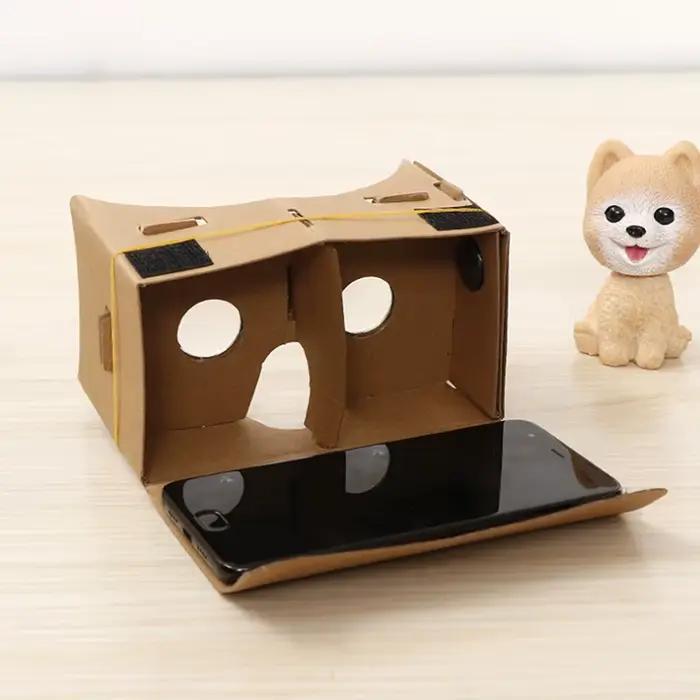 Lunettes de réalité virtuelle en carton, lunettes 3D VR, lunettes de vision ultra claires, films pour iPhone, casque SmartPhone, appareil domestique, bricolage