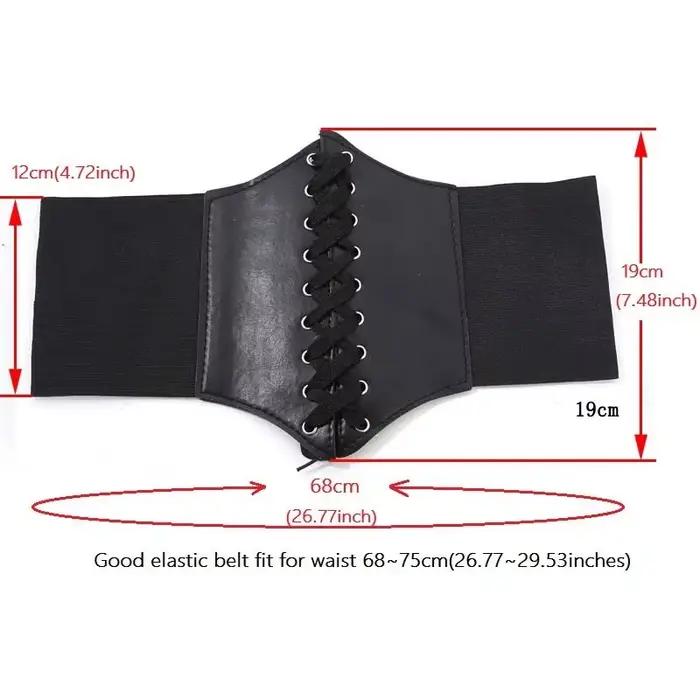 Corset gothique Sexy sous le buste pour femmes