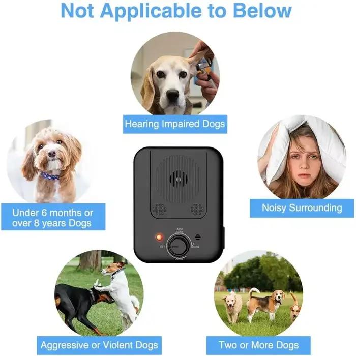 Nouveau dispositif d'arrêt d'aboiement ultrasonique, dispositif de conduite pour chien, dispositif de formation à la prévention du bruit, dispositif d'arrêt d'aboiement automatique pour chien