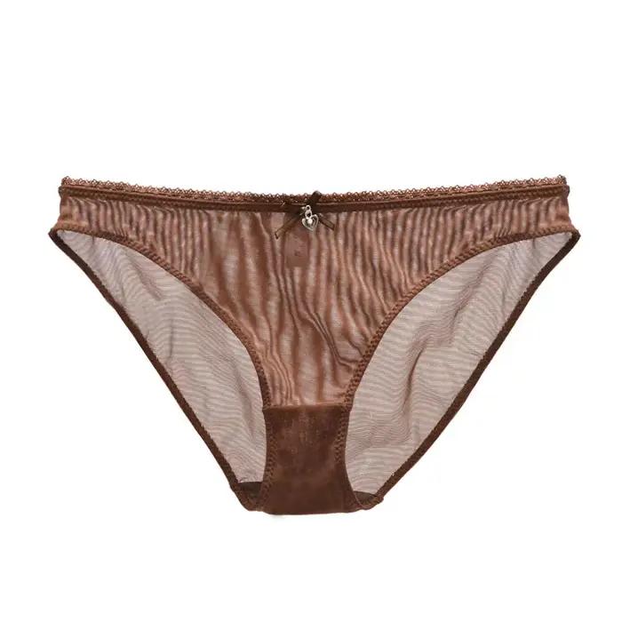 Soutien-gorge en maille de dentelle transparente pour femmes