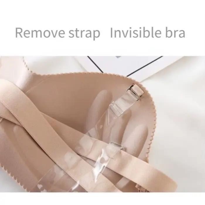 ZXYOUPING femmes soutien-gorge Invisible Nu soutien-gorge sans couture sans bretelles soutien-gorge Push Up dos nu sangle taille libre pour la fête de mariage