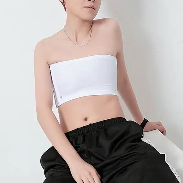 Femmes Invisible poitrine liant Shaper Corset Stretch corps façonnage boucle Tomboy soutien-gorge court Style lesbien