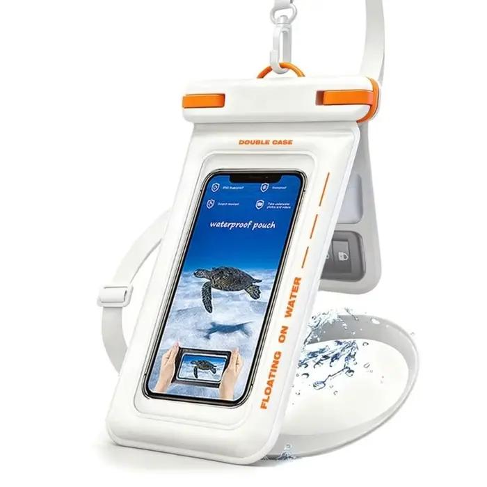 Pochette téléphone étanche en PVC transparent 31BA, avec technologie flottante, idéale pour plongée les vacances à