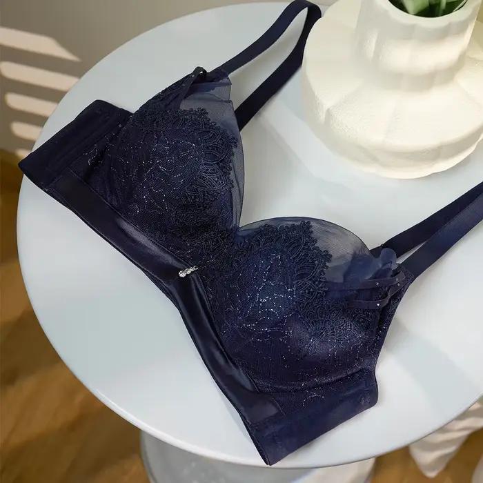 Femmes 70 75 80 85 90 B C D tasse soutien-gorge poitrine montrer réglage mineur froncé soutiens-gorge maille