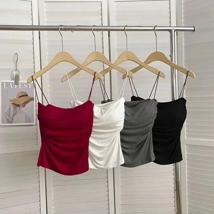 Nouveau débardeur extensible pour femme