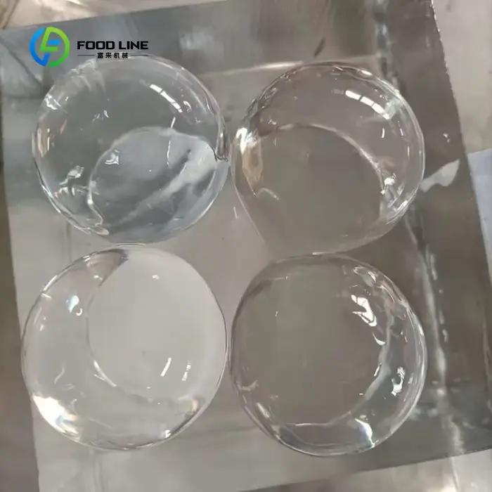 Machine à glace transparente à refroidissement direct personnalisée, produisant 1 tonne par jour, 25 kg de blocs de glace pure transparente coupés en sphères