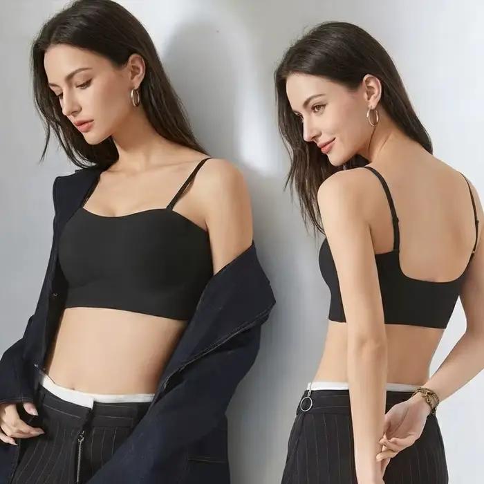 Soutien-gorge push-up à fines bretelles pour femme