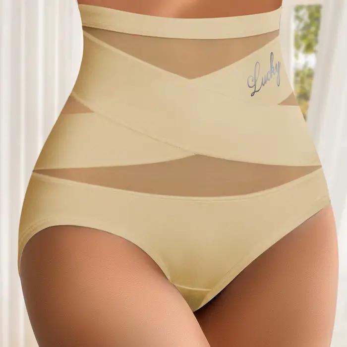 Culotte taille haute en maille respirante pour femme