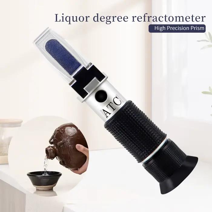 Détecteur de réfractomcirculation, déterminer 0-80% ATC, compteur de teneur en alcool de vin, 32% de réduction