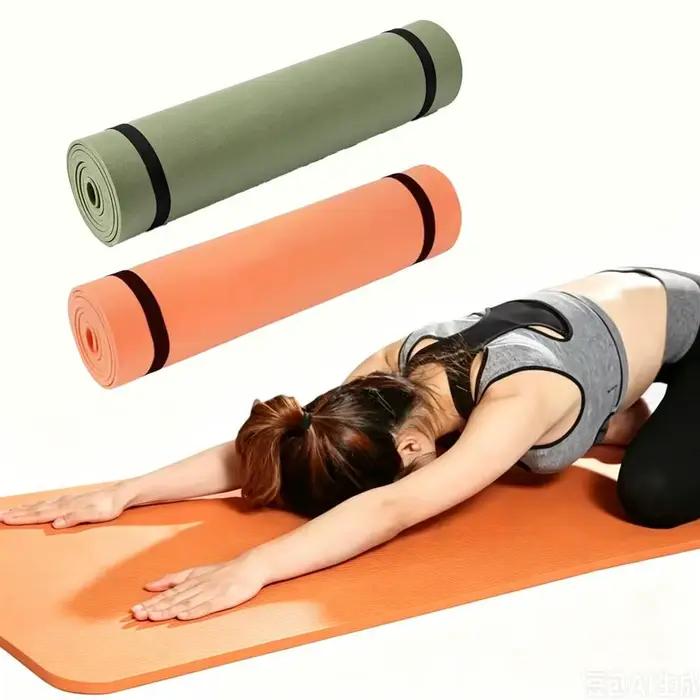Tapis de fitness antidérapant pour exercices de Pilates, musculation, sport, gymnastique, équipement de fitness