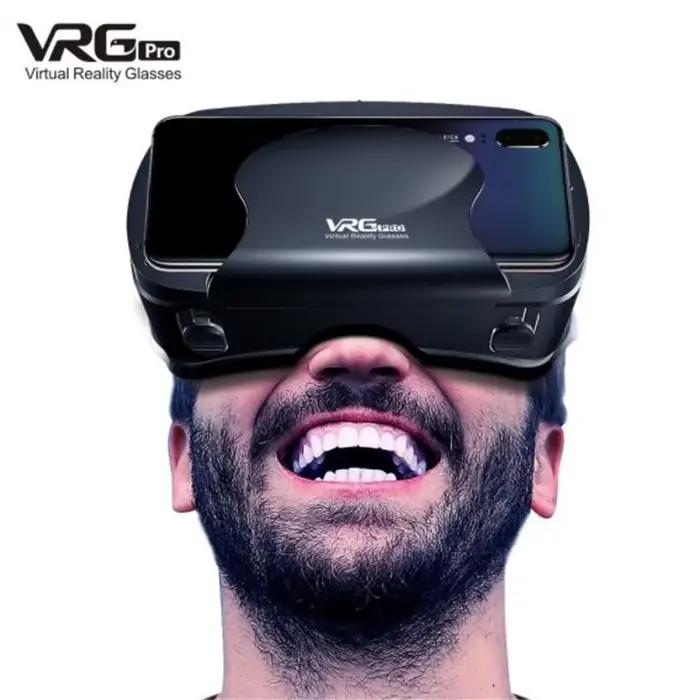 Lunettes de réalité virtuelle VR IMAX, énorme écran HD 3D, boîte en carton Google, casque VR pour téléphone 5-7 pouces, Support de manette de jeu