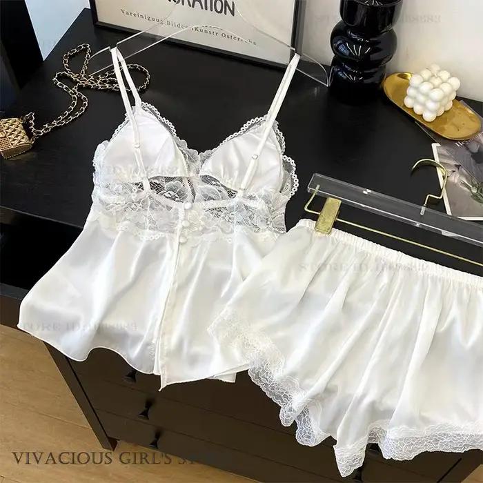Ensemble pyjama à bretelles pour femmes