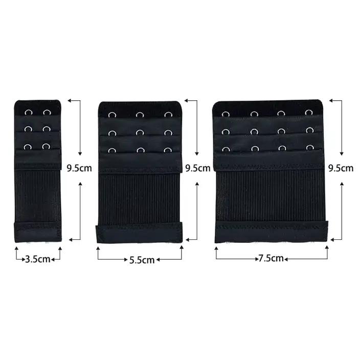 2/3/4 boucle de ceinture réglable intimes crochet soutien-gorge Extender pour femmes élastique