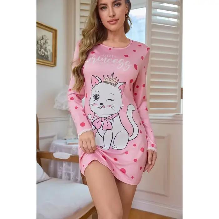 Pyjama décontracté à manches longues pour le printemps et l'été