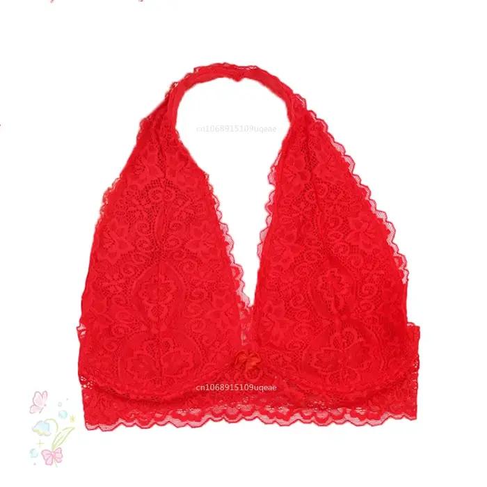 Soutien-gorge à bretelles suspendu au cou pour femmes