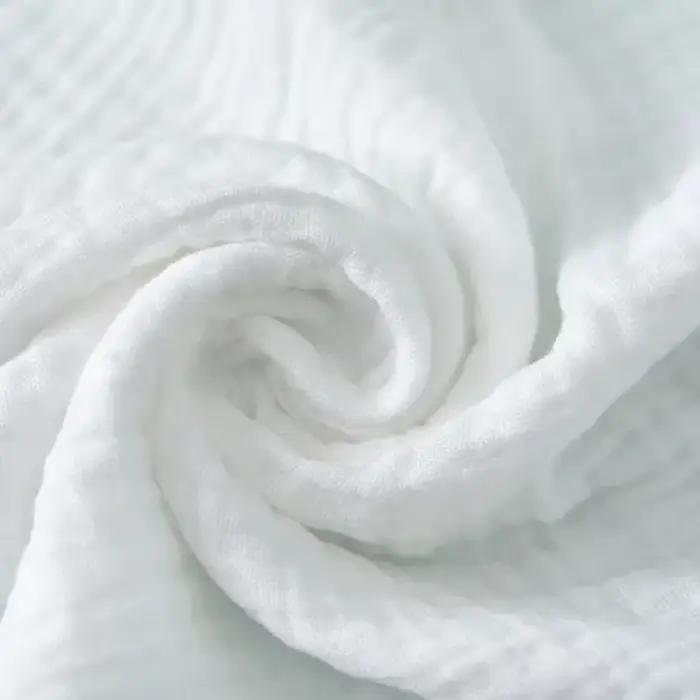 Couches douces pour bébé 100% coton, Double couche, lavables, en tissu de gaze, pour nouveau-nés/bébés, Ultra fines, respirantes et réutilisables