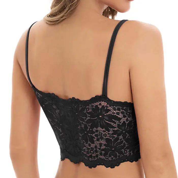 Soutien-gorge Sexy en dentelle florale pour femmes