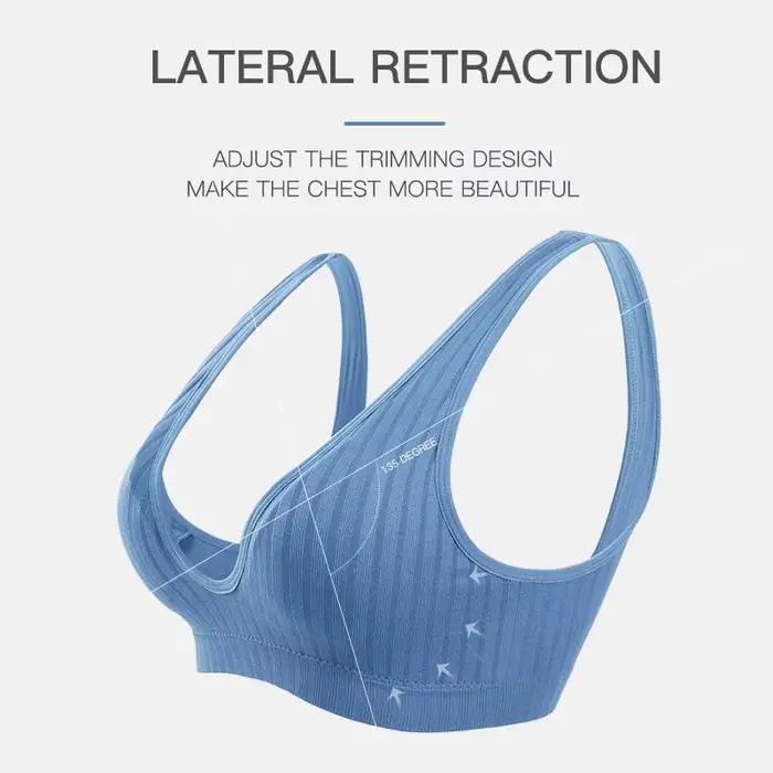 Soutien-gorge Sexy pour femmes, haut court, sous-vêtements sans couture, décolleté en V profond, débardeur d'été, dos nu, Camisole de sport, débardeurs côtelés