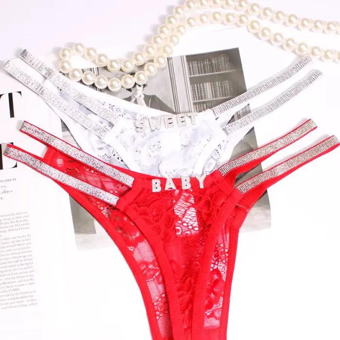 String sexy personnalisé avec nom pour femme