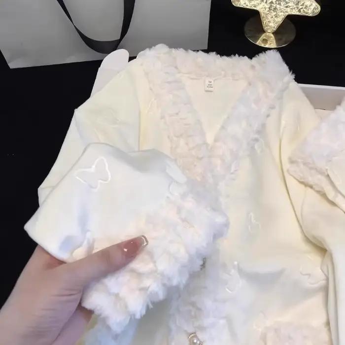 Pyjama en velours allemand pour femme