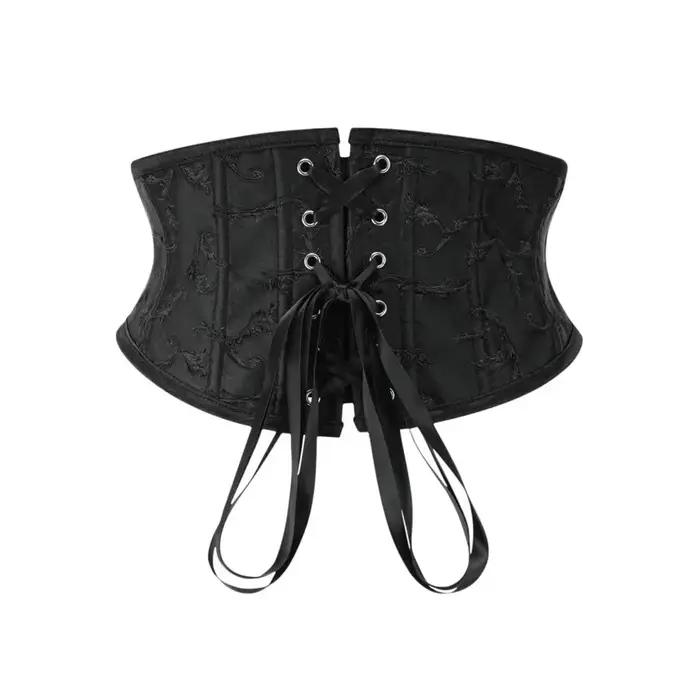 Corset court sous le buste pour femmes, Bustiers Style Lolita, amincissant, cintré à la taille, sangle modelante, vêtements modelants