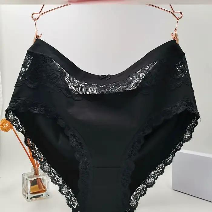 Culotte à fleurs en dentelle pour femmes