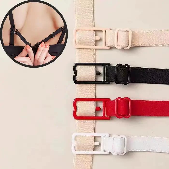 Clips de Sangle de Soutien-Gorge artificiel astiques, Réglables, Antidérapants, Dissimulés, Contrôle d'Aleavage, 6 Pièces