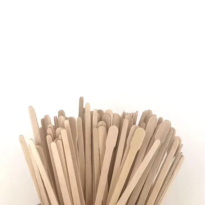 Bâton d'épilation en bois de poulet, outil d'avertissement d'essuyage de haricot, épilation, beauté du corps, nouveau, chaud, 100 pièces, paquet