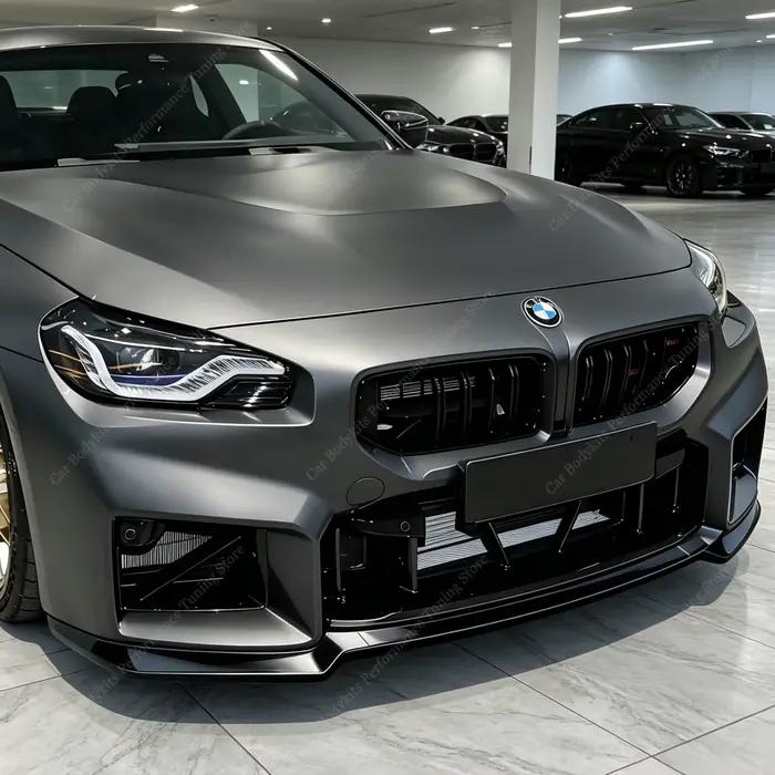 Lame de pare-chocs avant, spoiler, séparateur, diffuseur, kit carrosserie, canards pour BMW G87 M2 3.0T S58 Real M2 2023-2026 Tuning