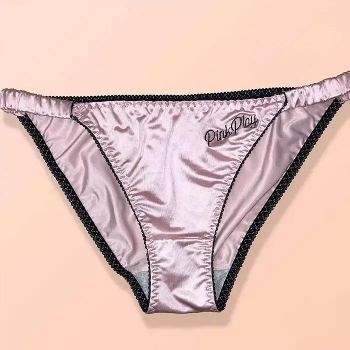 2025 nouvelles femmes Sexy soie Satin culottes dames Lingerie sous-vêtements intimes