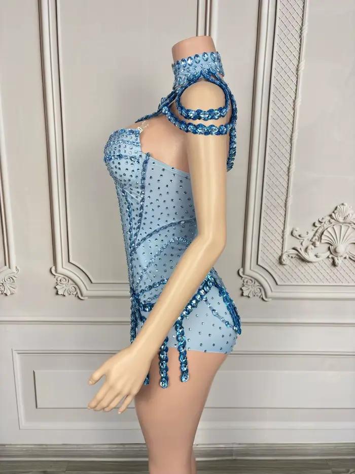Combinaison Corset Sexy avec Col Amovible