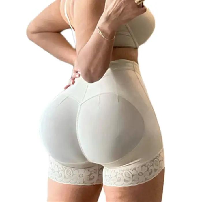 Shorts sculptants pour femmes avec coussinets de rehaussement des hanches, gaine amincissante ventre et cuisses, effet fessier galbant