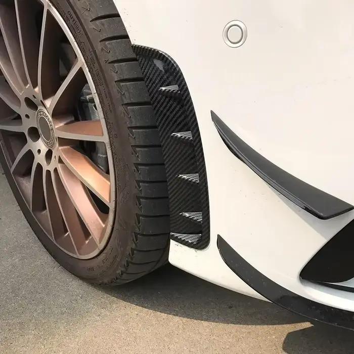 Pour 2019 à plus pour Mercedes Benz classe A Hatchback berline W177 AMG ligne universelle pare-chocs avant garniture latérale becquet ABS brillant B