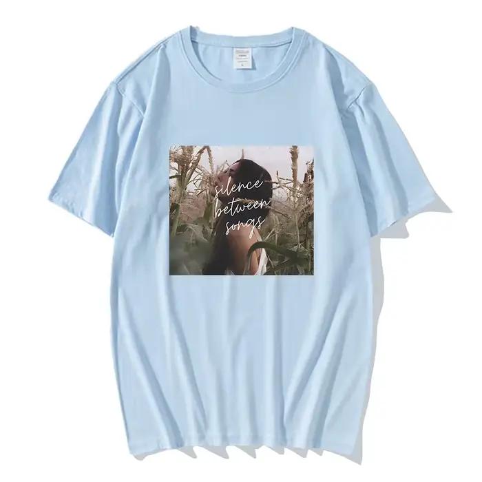 T-shirt en coton pour hommes et femmes, streetwear, hip hop, décontracté, de haute qualité, Madison Beer The Spinning Tour, été, 2024