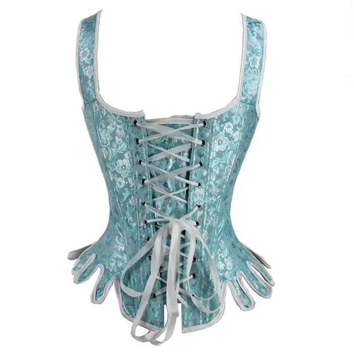 Corset Vintage avec Bretelles Initiées pour Femme