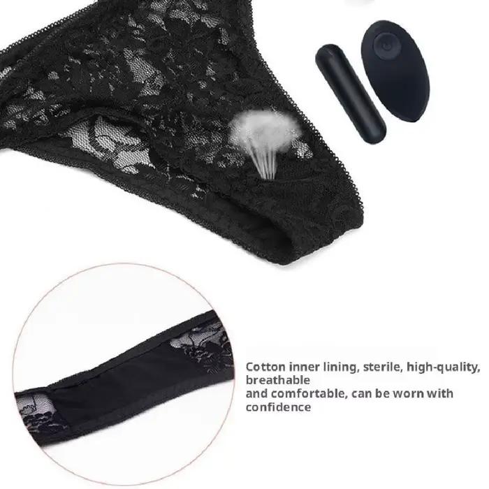 Culotte vibrante portable vibrateur balle télécommande sous-vêtements masseur pour le plaisir-G Spot culotte vibrante jouets sexuels