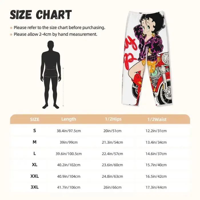 Pantalon de pyjama Betty Boop pour femme, détente hivernale, polyester et élasthanne, poches pratiques, couleurs variées, confort et sécurité nocturne
