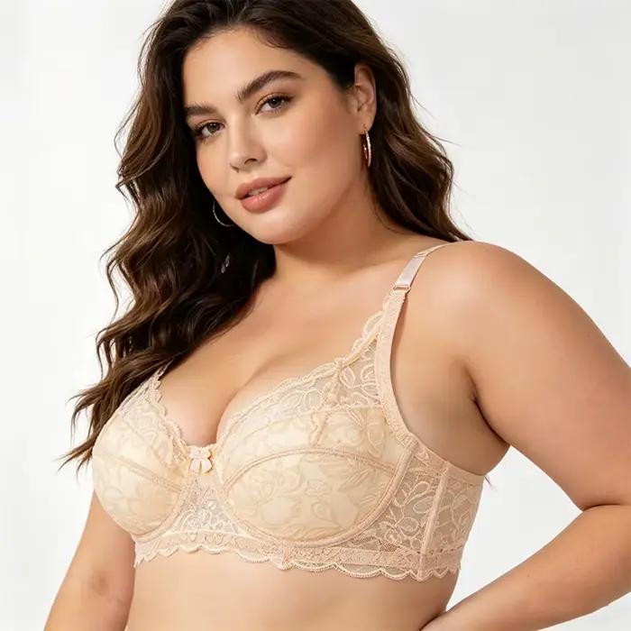 Soutien-gorge en dentelle grande taille pour femme