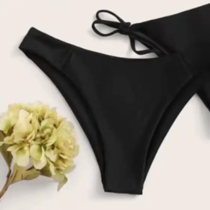 3 pièces ensemble Bikini femmes maillot de bain Push Up avec 2 bas taille basse et moyenne bretelles réglables été maillots de bain maillot de bain