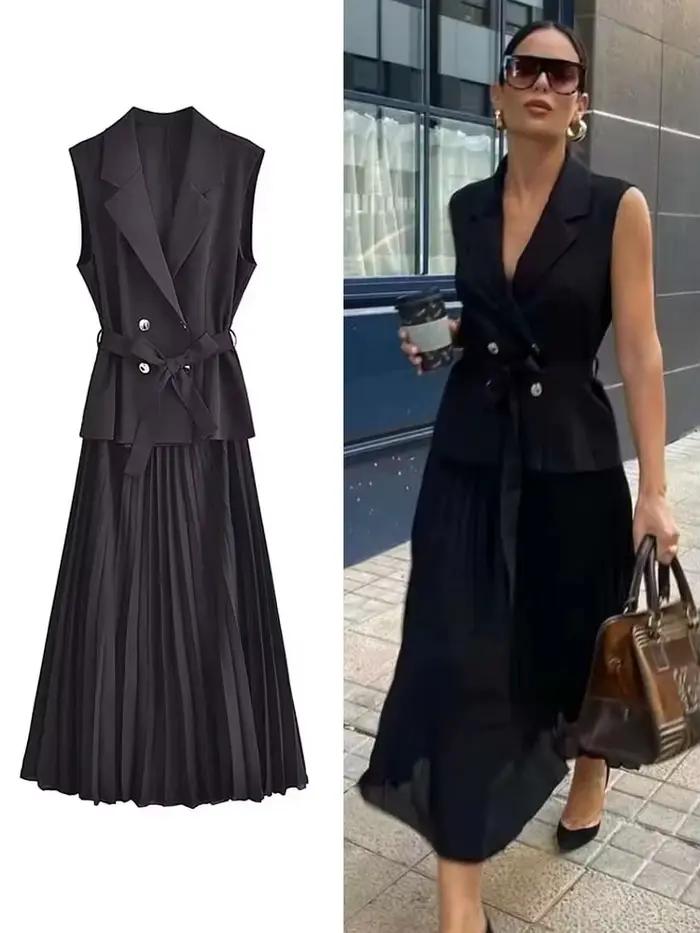 Robe Corset plissée pour femmes
