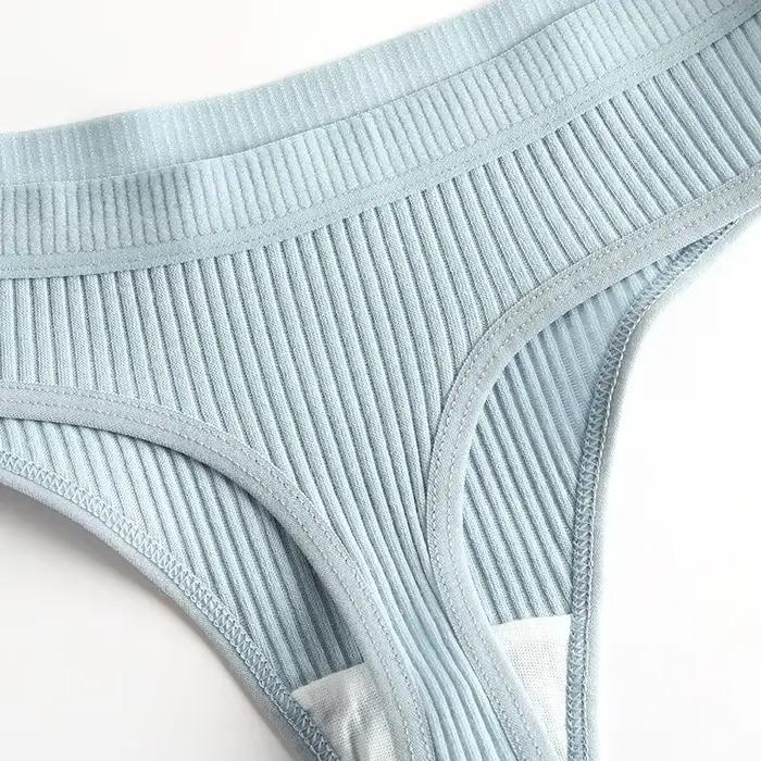 Ensemble de 4 culottes brèves en coton doux pour femmes, lingerie sexy, sport, confortable, nouvelle collection