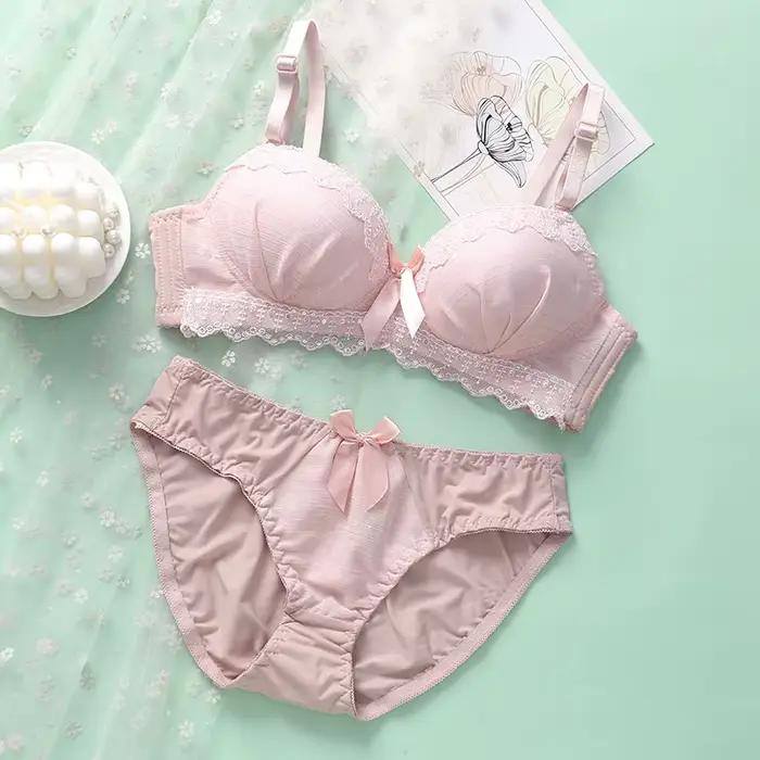 Ensemble de soutien-gorge de luxe offre spéciale 1/2 tasse nouvelle marque Sexy intimes Push Up sous-vêtements pour