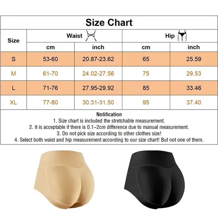Femmes corps Shaper fesses rembourrées culotte taille moyenne hanche Pad faux bout